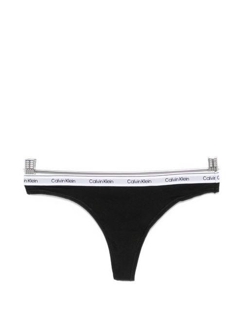 Thong donna Calvin Klein 5 pack neri Calvin Klein | LV00QD5221UB1
